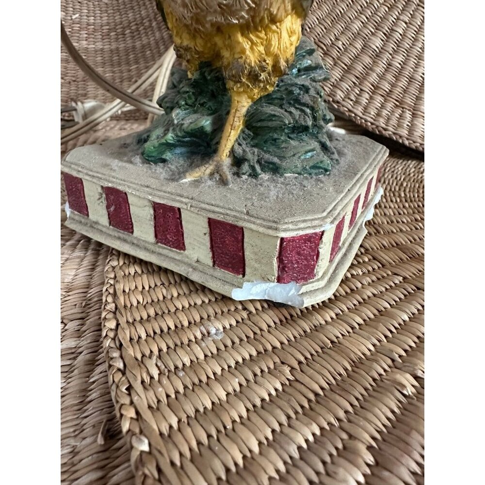 Vintage rooster chicken lamp - Picture 7 of 11